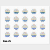 Beauté amrine-aquarelle ラウンドシール (シート)
