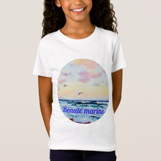 Beauté amrine-aquarelle tシャツ (正面)