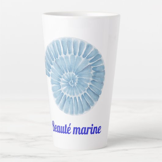 Beauté marine カフェラテマグ (正面)