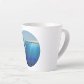 Beauté marine glacier- カフェラテマグ (右アングル)