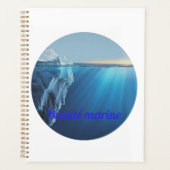 Beauté marine glacier- プランナー手帳 (正面)