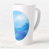 Beauté marine vague カフェラテマグ (右アングル)