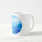 Beauté marine vague コーヒーマグカップ (正面右)