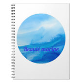 Beauté marine vague ノートブック (正面)
