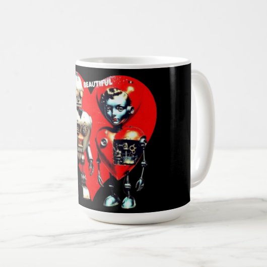 BEAUTIFUL コーヒーマグカップ (正面右)