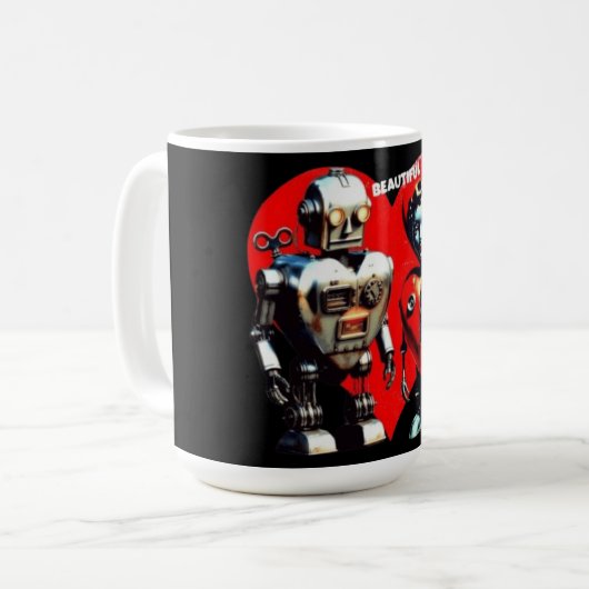 BEAUTIFUL コーヒーマグカップ (正面左)