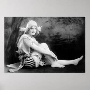 Beautiful 1920s girl ポスター