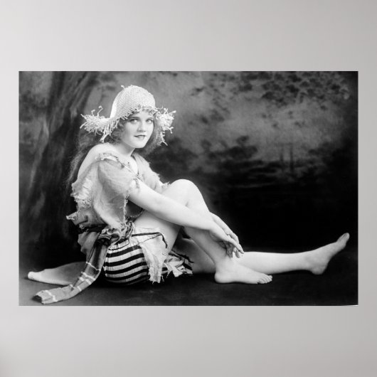Beautiful 1920s girl ポスター (正面)