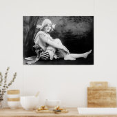 Beautiful 1920s girl ポスター (キッチン)