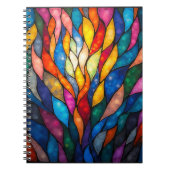 Beautiful abstract colorful notebook. ノートブック (正面)