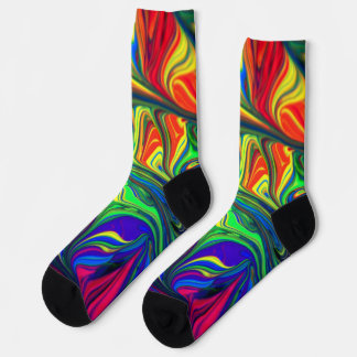 Beautiful Abstract Illustration Sock ソックス