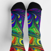 Beautiful Abstract Illustration Sock ソックス (上部)