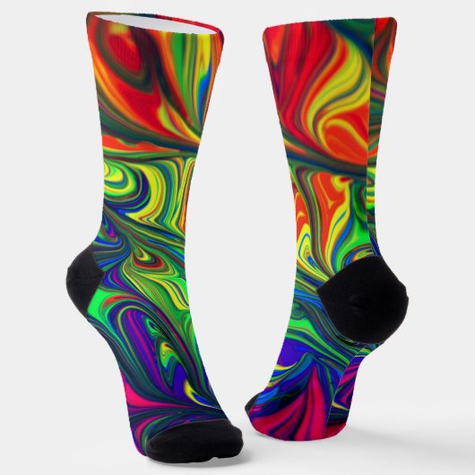 Beautiful Abstract Illustration Sock ソックス (傾斜あり)