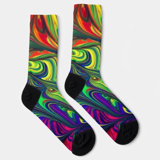 Beautiful Abstract Illustration Sock ソックス (右)