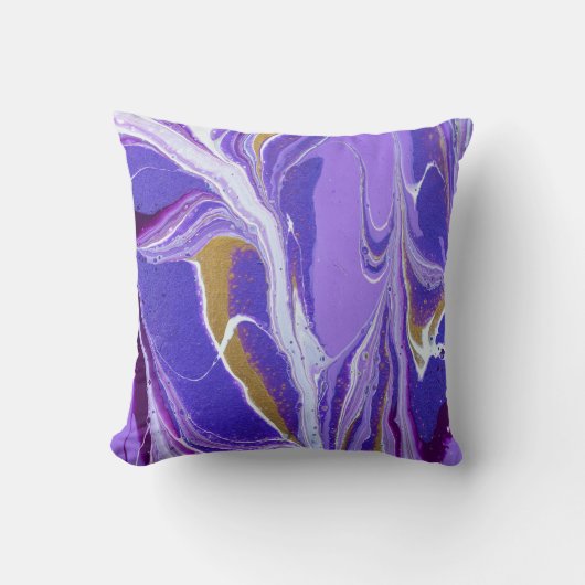 Beautiful Abstract Painting Throw Pillow クッション (正面)