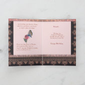 Beautiful African Child Doll Greeting Card カード (内部)