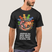 Beautiful against racism tシャツ (正面)