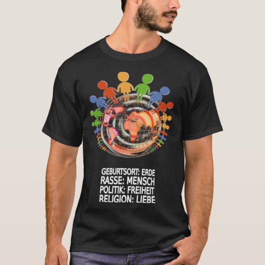 Beautiful against racism tシャツ (正面)