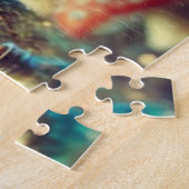 Beautiful Alice and Rabbit Fairytale Art ジグソーパズル (側面)