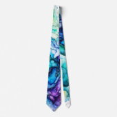 Beautiful and Abstract Pastel Art Neck Tie ネクタイ (正面)