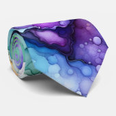 Beautiful and Abstract Pastel Art Neck Tie ネクタイ (ロール)