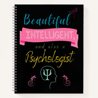 Beautiful and intelligent Psychologist Notebook ノートブック
