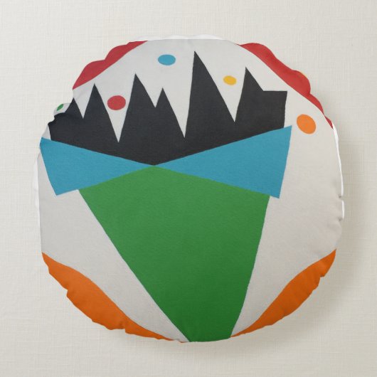 Beautiful and Vibrant Colors! ラウンドクッション (正面)
