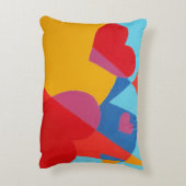Beautiful and Vibrant Colors! Accent Pillow アクセントクッション (裏面(縦))