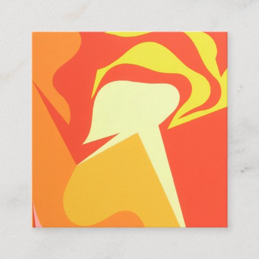 Beautiful and Vibrant Colors! Business Card スクエア名刺 (正面)