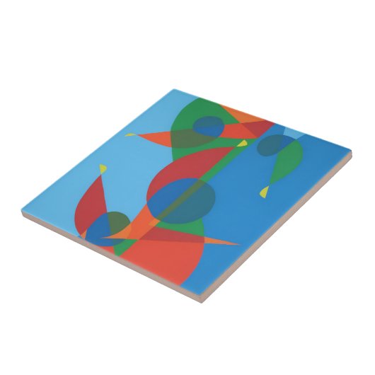 Beautiful and Vibrant Colors! Ceramic Tile タイル (側面)