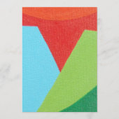 Beautiful and Vibrant Colors! Invitation 招待状 (正面)