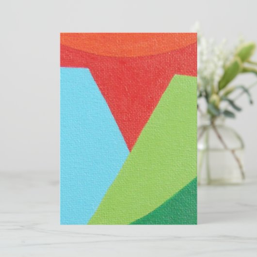 Beautiful and Vibrant Colors! Invitation 招待状 (スタンド正面)