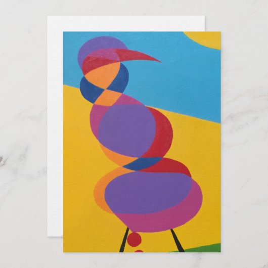 Beautiful and Vibrant Colors! Invitation 招待状 (正面/裏面)