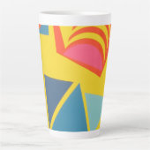 Beautiful and Vibrant Colors! Latte Mug カフェラテマグ (正面)
