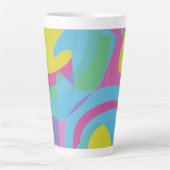 Beautiful and Vibrant Colors! Latte Mug カフェラテマグ (正面)