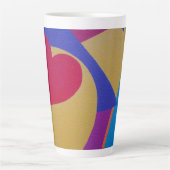 Beautiful and Vibrant Colors! Latte Mug カフェラテマグ (正面)