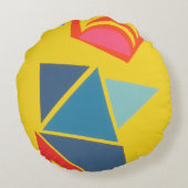Beautiful and Vibrant Colors! Round Pillow ラウンドクッション (裏面)