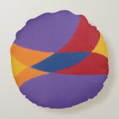 Beautiful and Vibrant Colors! Round Pillow ラウンドクッション (裏面)