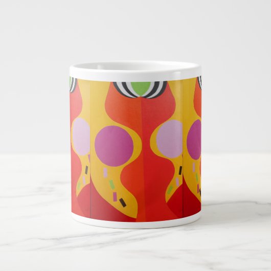Beautiful and Vibrant Colors! Specialty Mug ジャンボコーヒーマグカップ (正面)