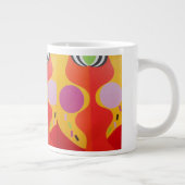 Beautiful and Vibrant Colors! Specialty Mug ジャンボコーヒーマグカップ (右)