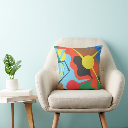 Beautiful and Vibrant Colors! Throw Pillow クッション (椅子)