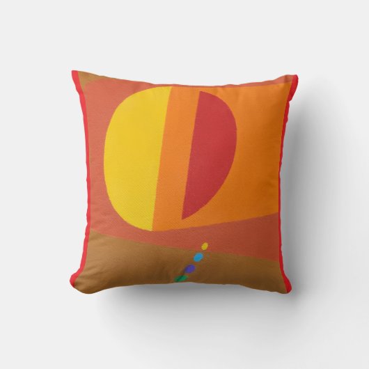 Beautiful and Vibrant Colors! Throw Pillow クッション (正面)