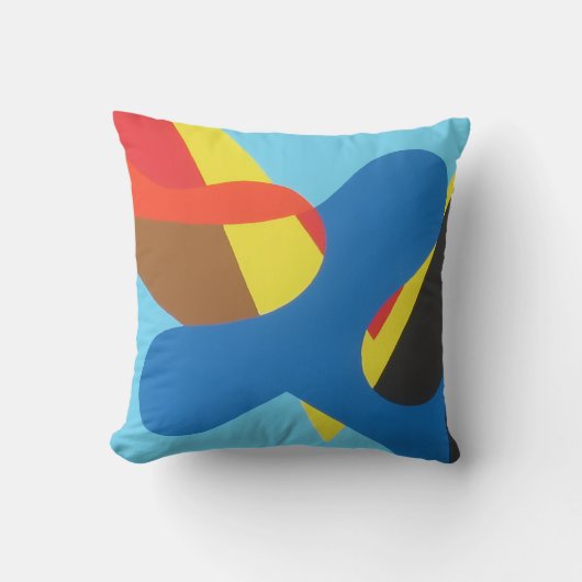 Beautiful and Vibrant Colors! Throw Pillow クッション (正面)