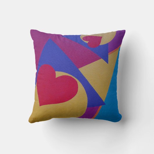 Beautiful and Vibrant Colors! Throw Pillow クッション (裏面)