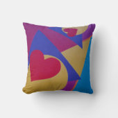 Beautiful and Vibrant Colors! Throw Pillow クッション (正面)