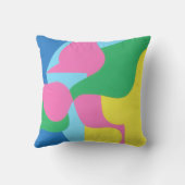 Beautiful and Vibrant Colors! Throw Pillow クッション (裏面)
