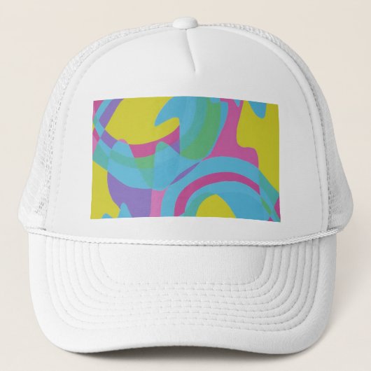Beautiful and Vibrant Colors! Trucker Hat キャップ (正面)