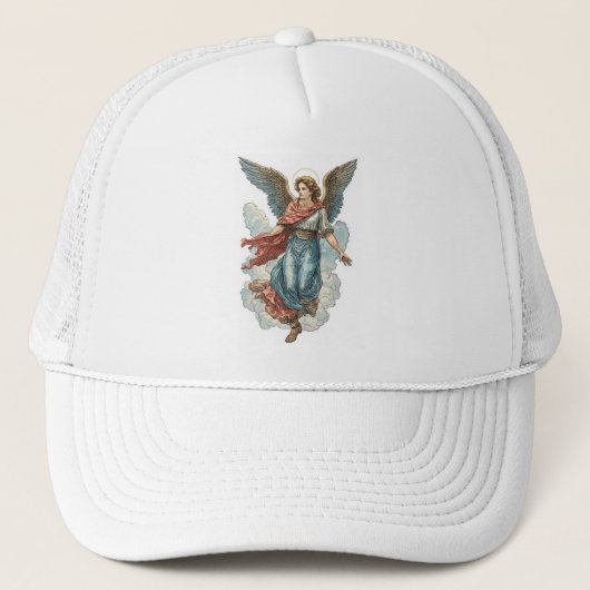 Beautiful Angel Christian Trucker Hat キャップ (正面)