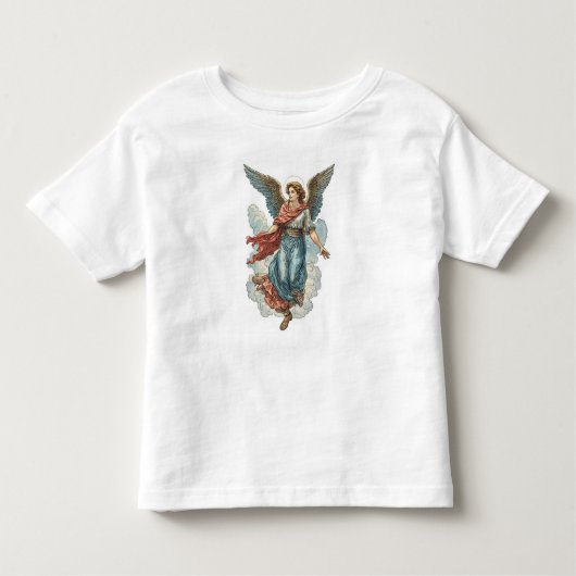 Beautiful Angel Toddler Christian Tee Shirt トドラーTシャツ (正面)