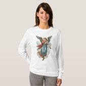 Beautiful Angel Women's Christian Long Sleeve Tee Tシャツ (正面フル)